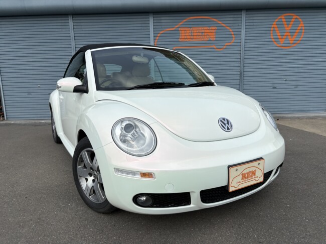 ニュービートルカブリオレ　ピンクパール全塗装