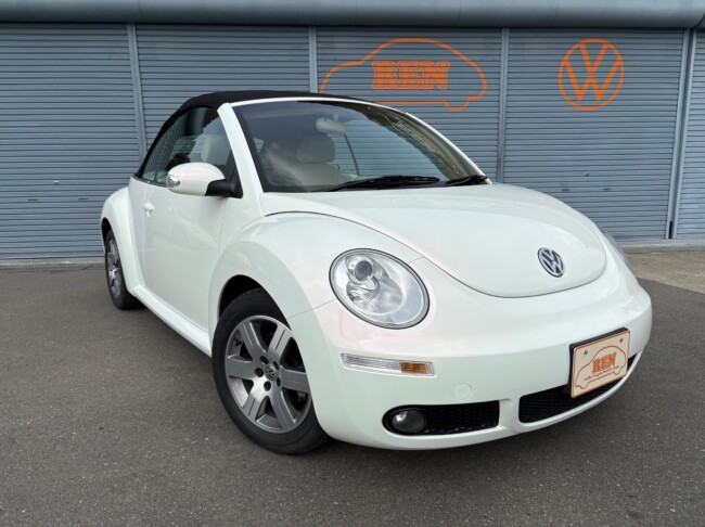 ニュービートルカブリオレ　ピンクパール全塗装