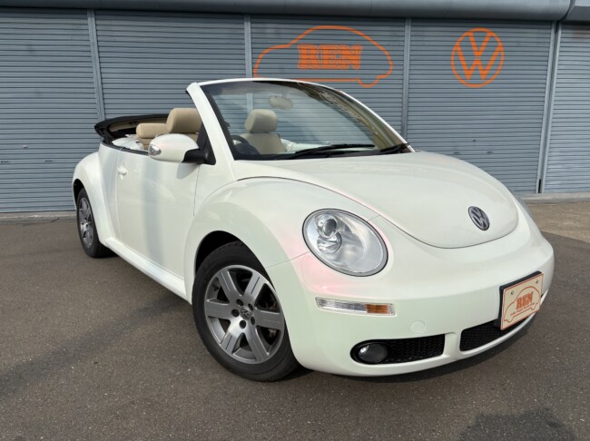 ニュービートルカブリオレ　ピンクパール全塗装