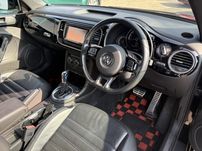 ザビートルデザインレザーPKGディープブラックパールエフェクト